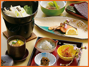 温泉旅館で１泊朝食プラン